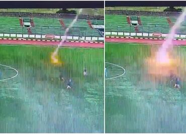 ¡Terrible muerte! Futbolista falleció en el campo luego de impacto de un rayo