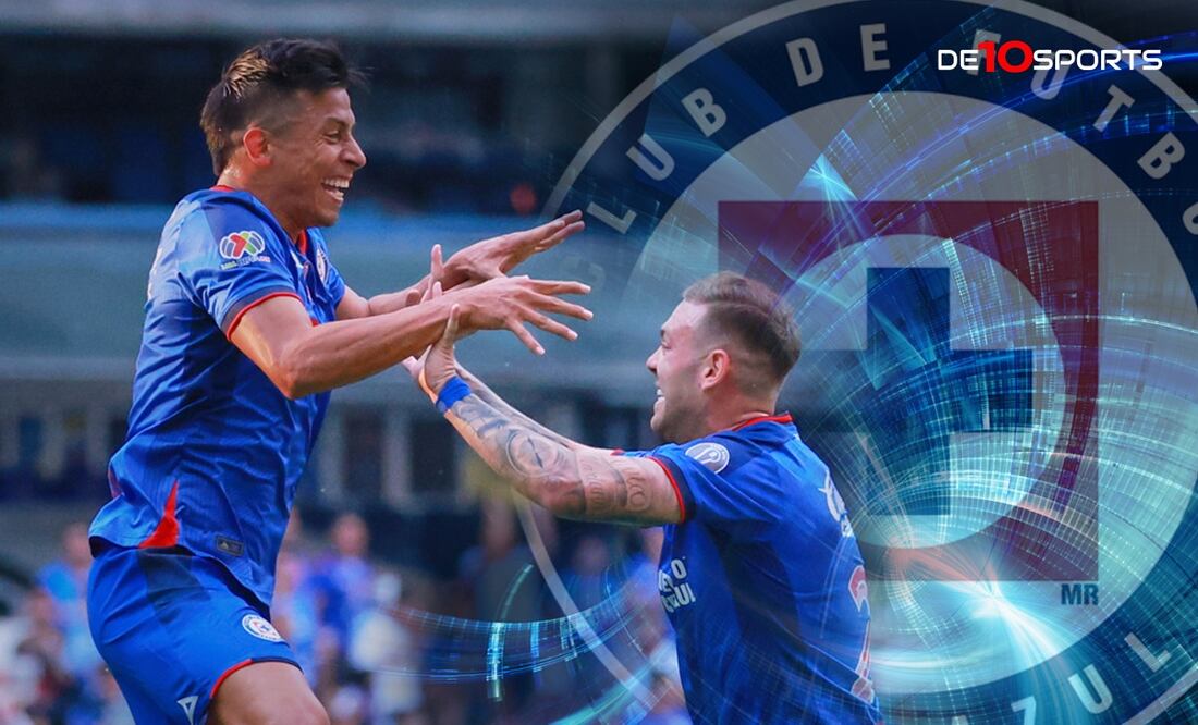 Ángel Sepúlveda y Carlos Rotondi festejando un gol con Cruz Azul / FOTO: Imago7