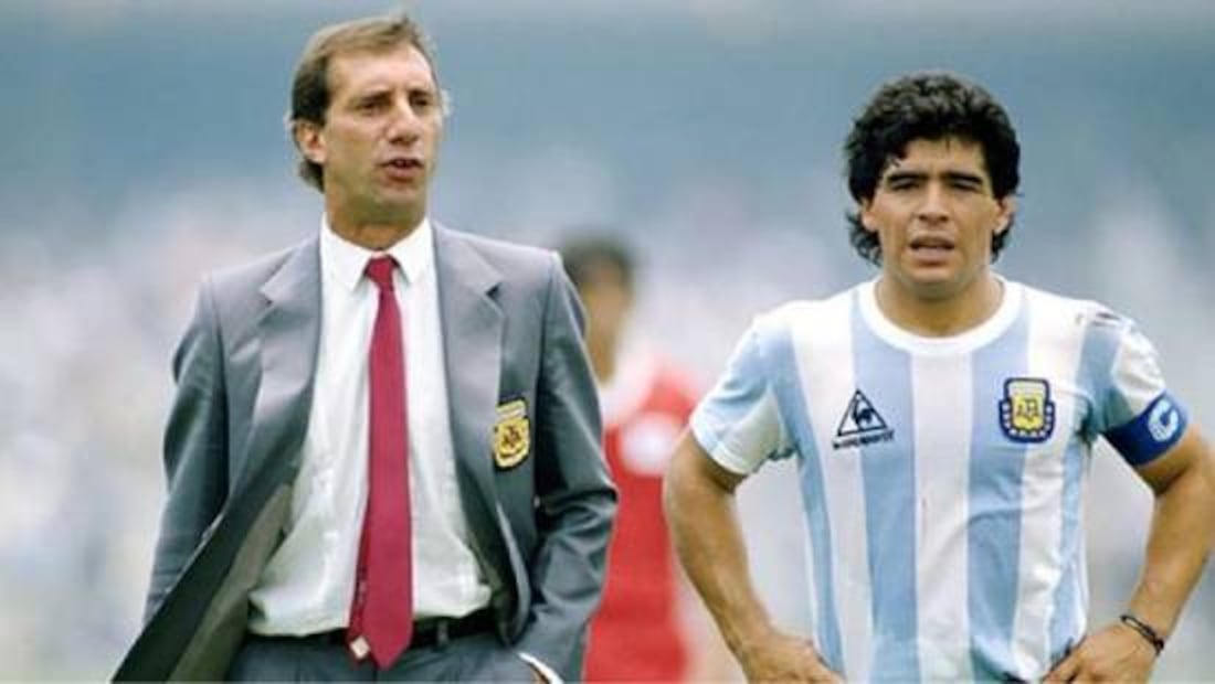 Diego Armando Maradona y Carlos Bilardo hicieron historia en la selección de Argentina. Foto: Agencias
