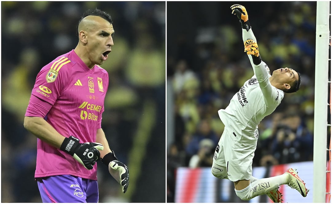 Nahuel Guzmán y Luis Malagón durante la Final del Apertura 2023 - Imago7