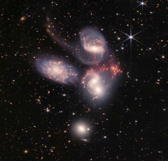 La NASA revela nuevas e increíbles imágenes del telescopio James Webb