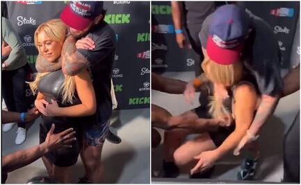 VIDEO: Luchador de MMA le aplica llave a modelo de contenido exclusivo hasta dejarla inconsciente