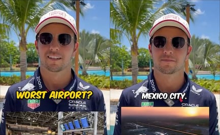'Checo' Pérez calificó al Aeropuerto de la Ciudad de México como el peor del mundo