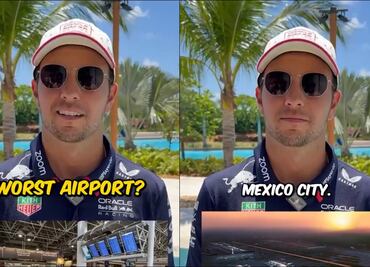 'Checo' Pérez calificó al Aeropuerto de la Ciudad de México como el peor del mundo