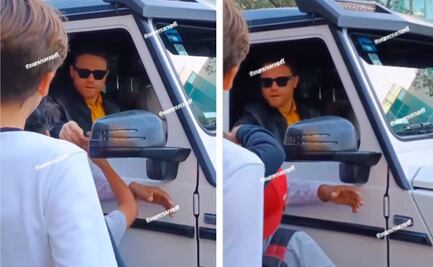 VIDEO: Canelo Álvarez regaló billetes de 500 pesos a niños en la calle; internautas lo reventaron