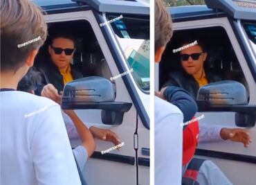 VIDEO: Canelo Álvarez regaló billetes de 500 pesos a niños en la calle; internautas lo reventaron