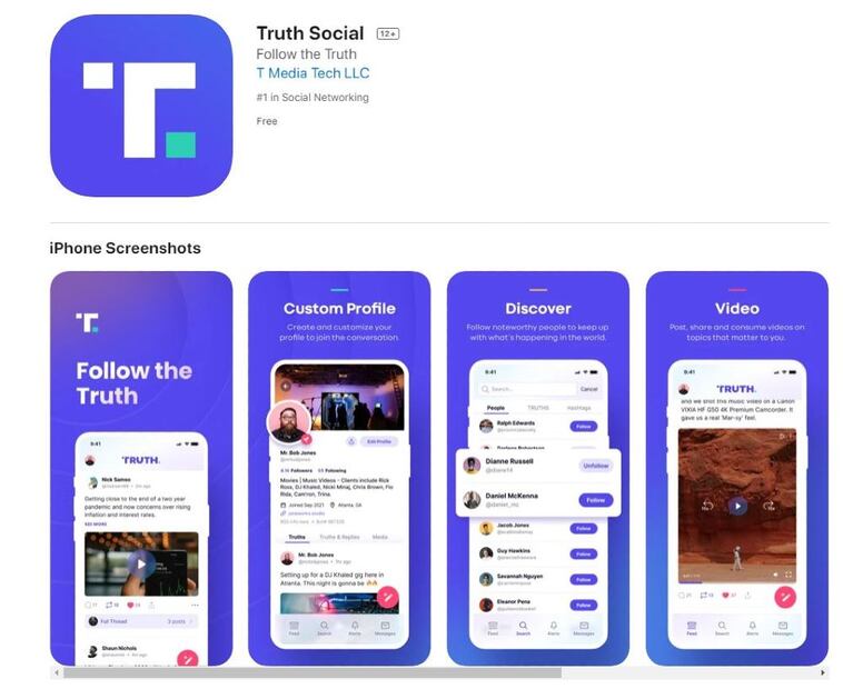 Donald Trump lanza “Truth Social”, su propia red social