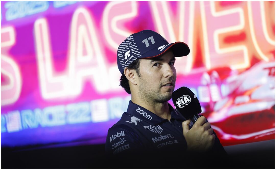 Sergio Pérez en el GP de Las Vegas / FOTO: EFE