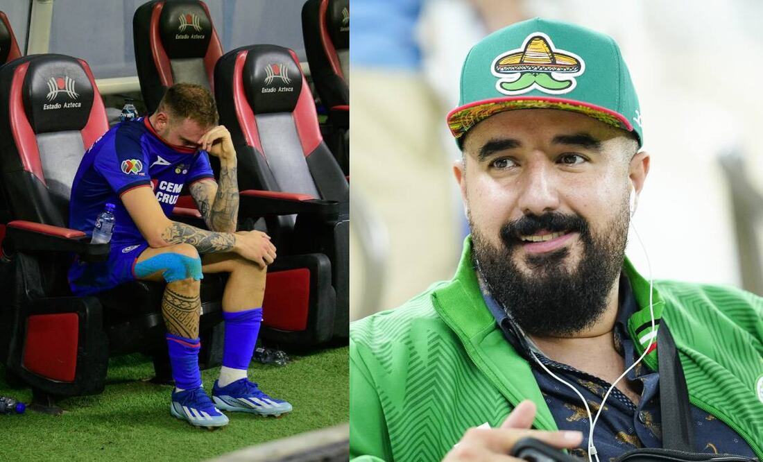 Álvaro Morales le recordó a los aficionados de Cruz Azul la hegemonía del América. Foto: Imago7