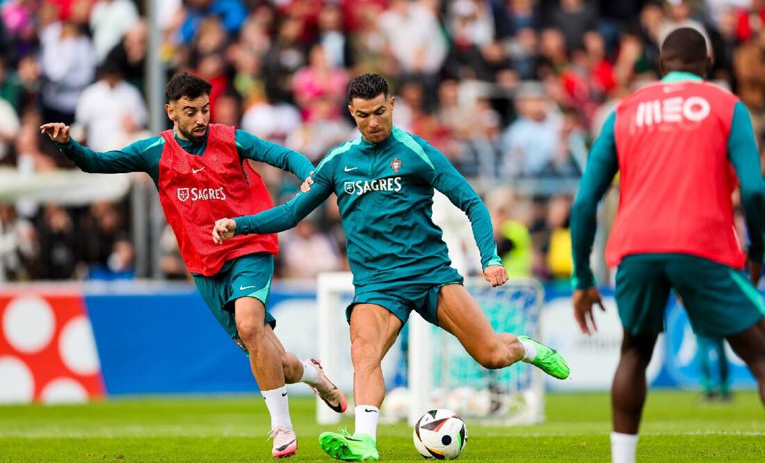 CR7 vive sus últimos juegos como estrella de Portugal. Foto: @selecaoportugal.