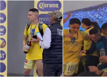 ¡El Fidalgo más mexicano! Bailando La Chona y con caguama en mano tras título con América