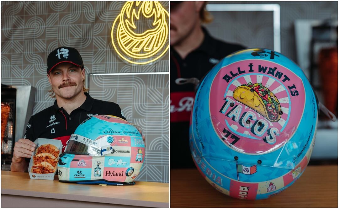 Valtteri Bottas presentó su casco especial para el GP de México - Twitter: @ValtteriBottas