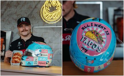 Valtteri Bottas correrá el GP de México con un casco especial inspirado en los tacos