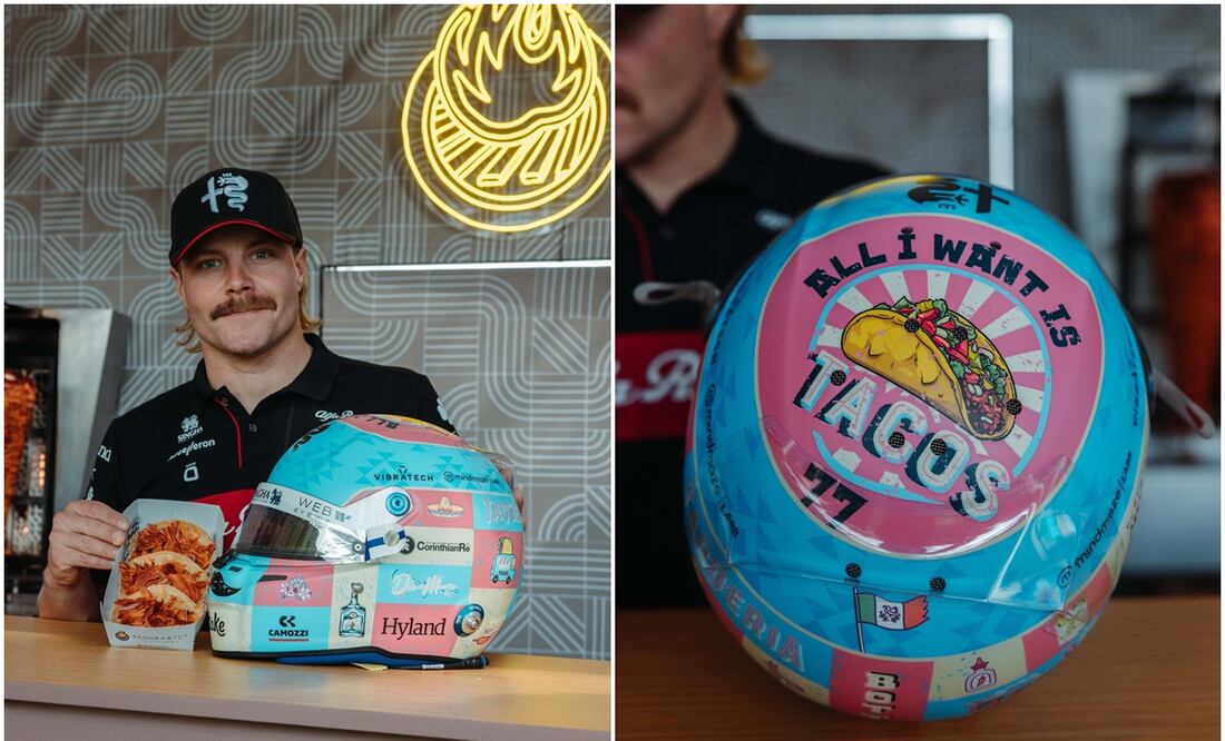 Valtteri Bottas presentó su casco especial para el GP de México - Twitter: @ValtteriBottas