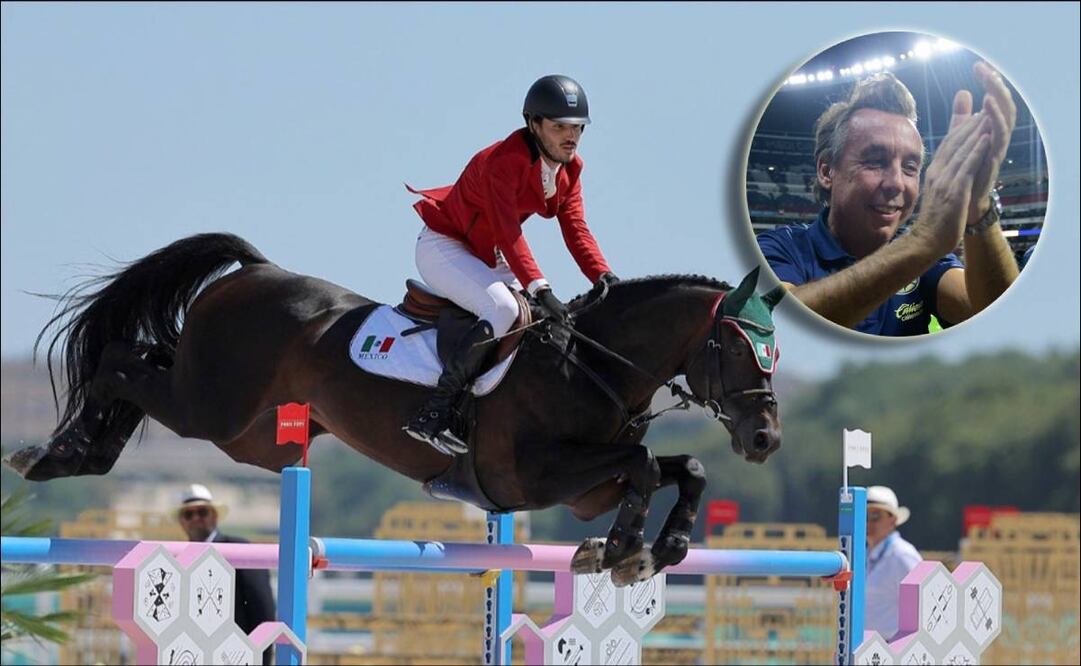 Andrés Azcárraga, durante su participación en París 2024. FOTO: @CONADE