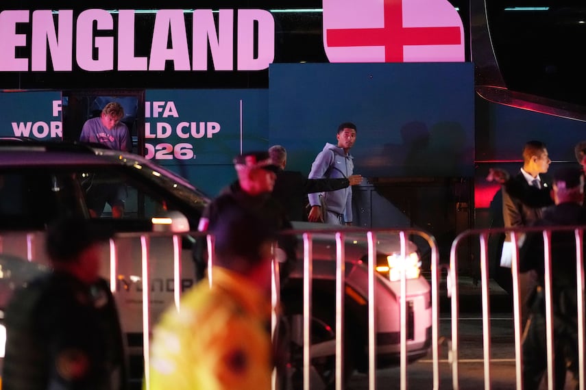 Jude Bellingham llega con la selección de Inglaterra a la Ciudad de México, de cara al encuentro con la Selección Mexicana en los Octavos de Final del Mundial de 2026 - Foto: AP