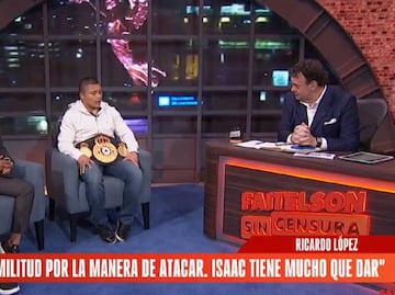 Pitbull Cruz humilló a David Faitelson por reventar al Canelo Álvarez: 'Un crítico de sillón'