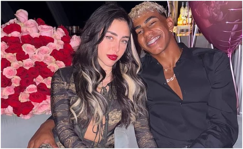 Nicki Nicole junto a Lamine Yamal. Foto: Capturas