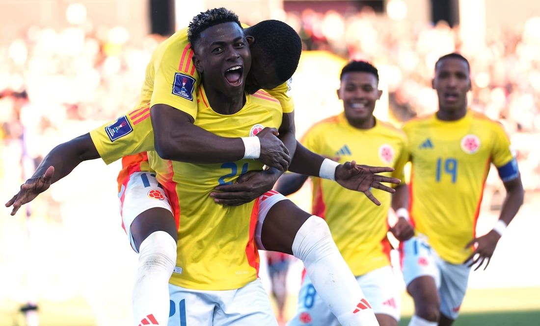 El colombiano Néiser Villarreal celebra el gol de la eliminación española | FOTO: AP