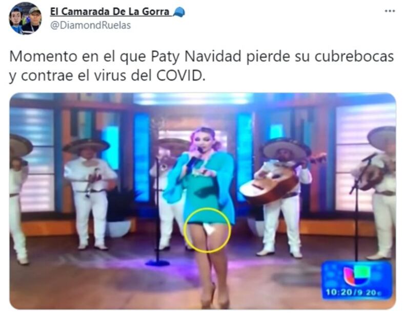 Paty Navidad tiene Covid-19 y estallan los memes en las redes sociales