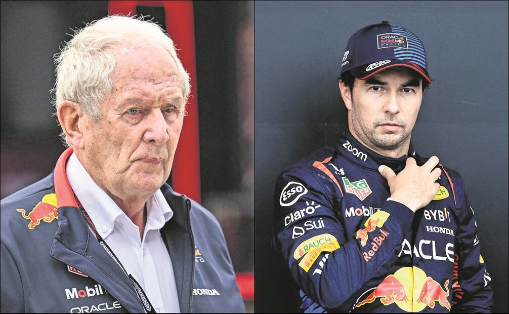 Helmut Marko mostró su respaldo a Checo Pérez - Fotos: AFP