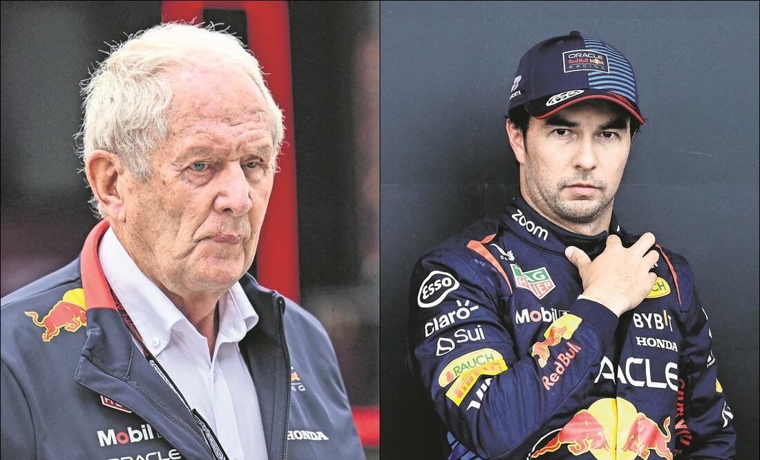 Helmut Marko mostró su respaldo a Checo Pérez - Fotos: AFP