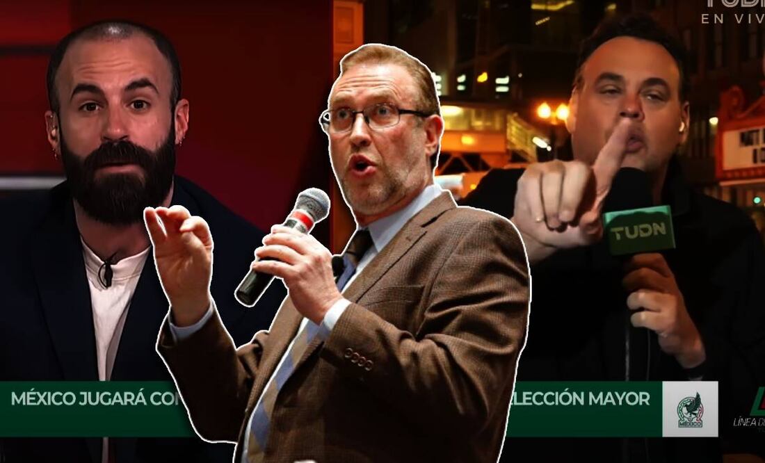 Francisco Javier González tuvo que poner un alto a la pelea entre David Faitelson y Marc Crosas. Foto: Especial