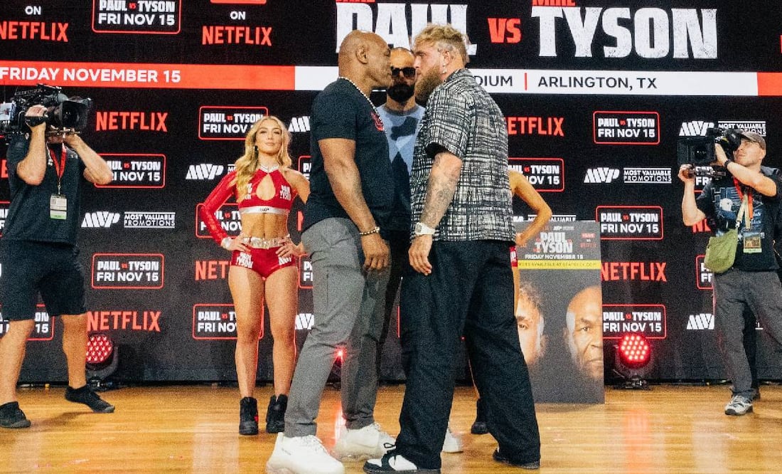 Mike Tyson y Jake Paul generaron muchas expectativas en su combate de noviembre pasado. Foto: Especial