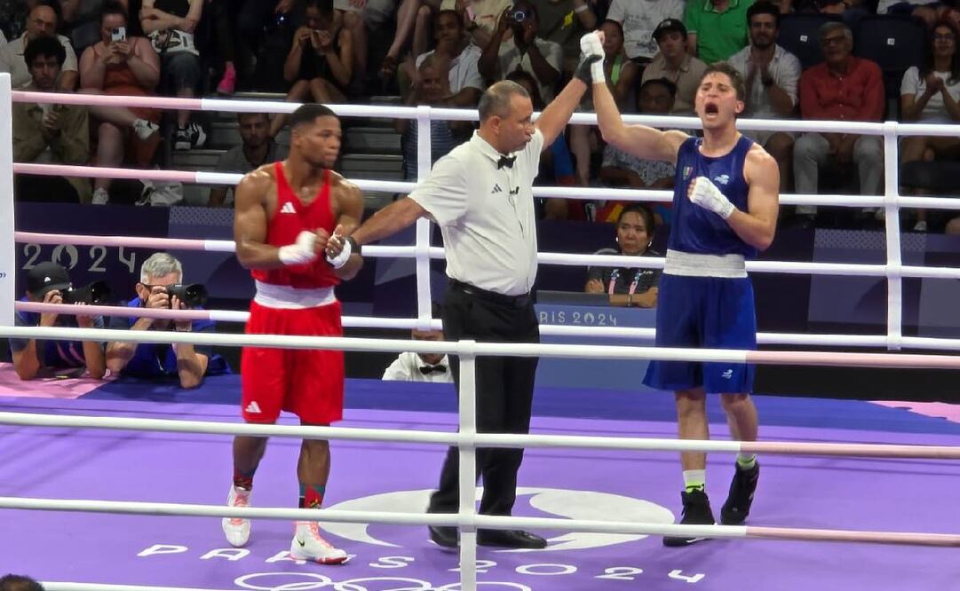 Marco Verde de impuso a Tiago Muxanga, de Mozambique. Foto: Arturo Sanguino