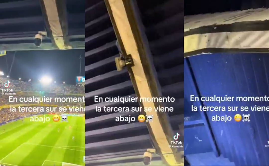 Un video exhibió cómo se está derrumbando La Bombonera de Boca Juniors. Foto: Especial