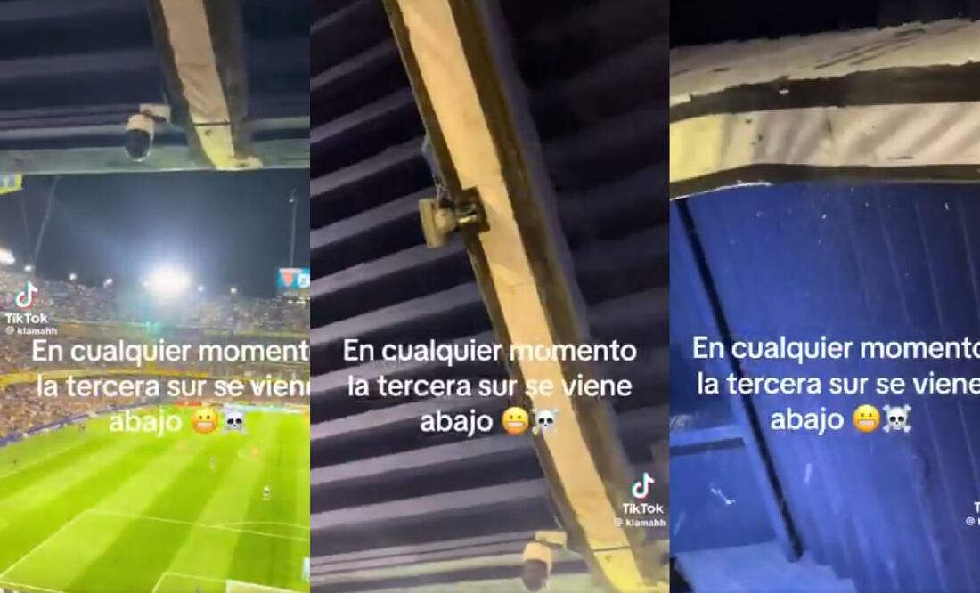 Un video exhibió cómo se está derrumbando La Bombonera de Boca Juniors. Foto: Especial