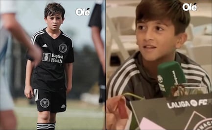 Thiago Messi dio su primera entrevista como futbolista y eligió entre España y Argentina; ¿En qué selección jugará?