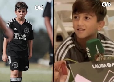 Thiago Messi dio su primera entrevista como futbolista y eligió entre España y Argentina; ¿En qué selección jugará?