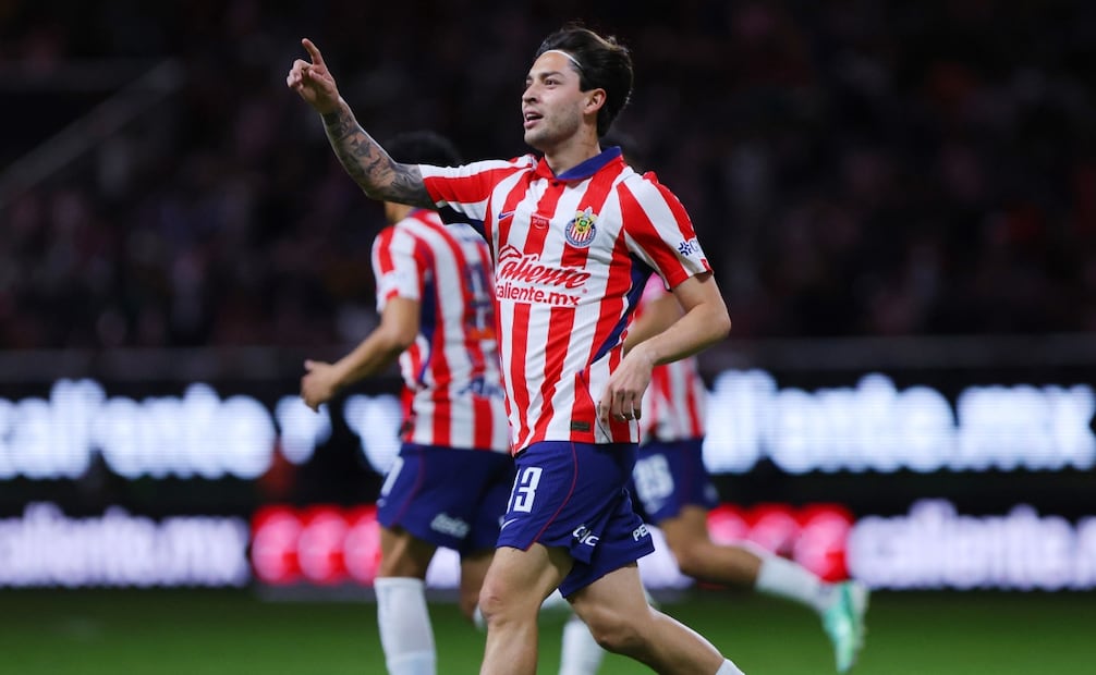 Jordan Carrillo le dio el empate a Chivas con su anotación/ Foto: Imago7