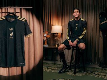 La Selección Mexicana presentó su nuevo uniforme negro con dorado