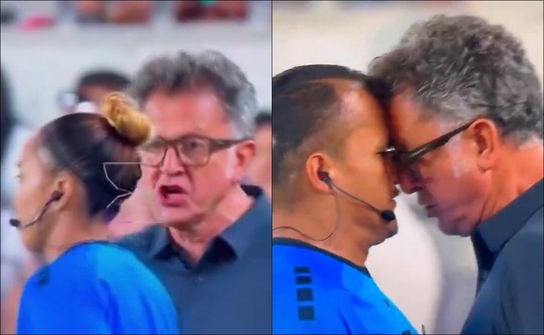Juan Carlos Osorio perdió los estribos y se enfrentó con los árbitros en la Leagues Cup / FOTO: Capturas