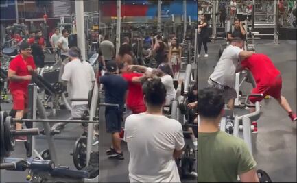 Momentos de tensión se vivieron en un gimnasio cuando dos hombres protagonizaron una brutal golpiza