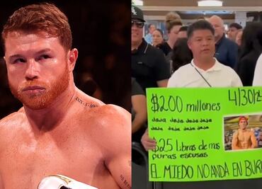 Canelo se calentó con un aficionado que lo criticó y respondió vulgarmente: 'La trae adentro'