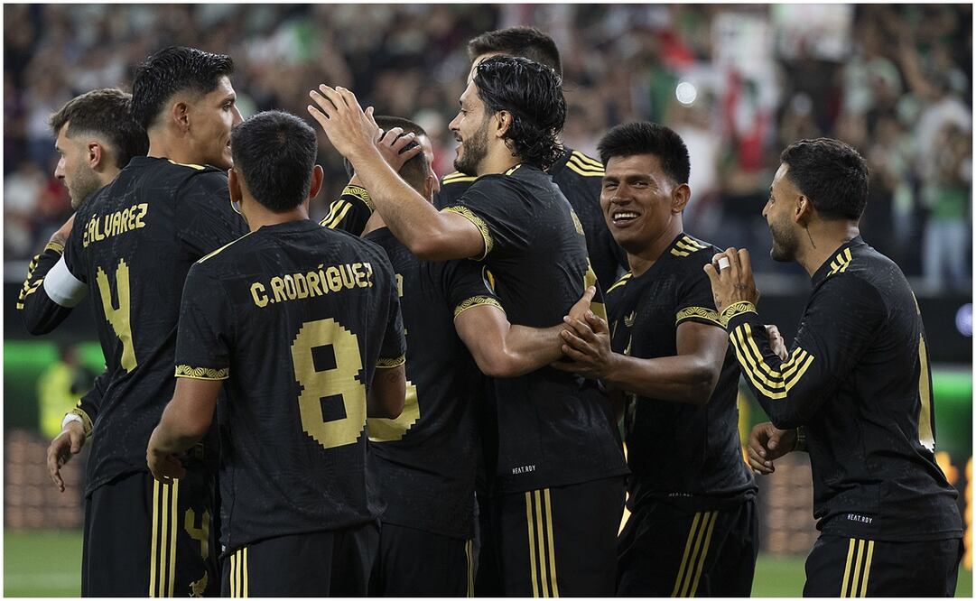 La Selección Mexicana durante el partido ante República Dominicana Foto: Imago7