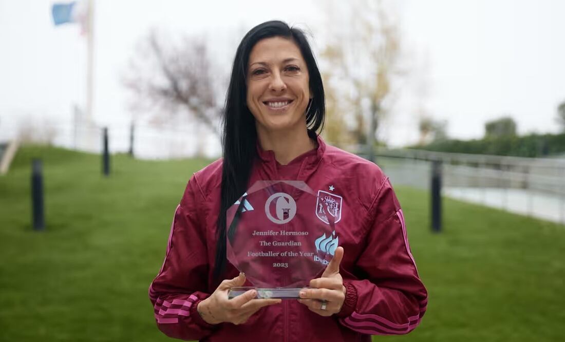 Jennifer Hermoso, jugadora del Pachuca, es nombrada la futbolista del año 2023