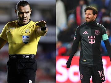 El 'Gato' Ortiz fue sancionado por Concacaf tras pedirle un autógrafo a Lionel Messi