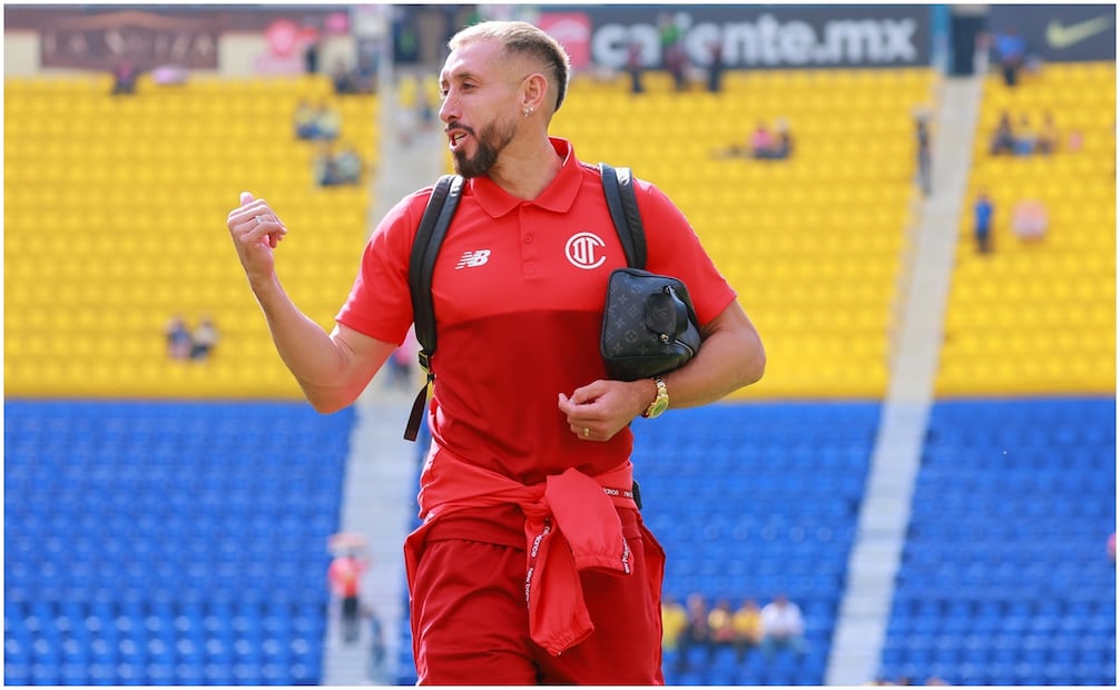 Héctor Herrera con Toluca Foto: Imago7