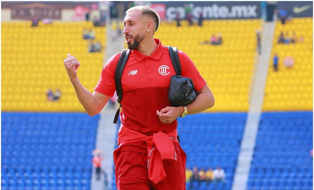 Héctor Herrera con Toluca Foto: Imago7