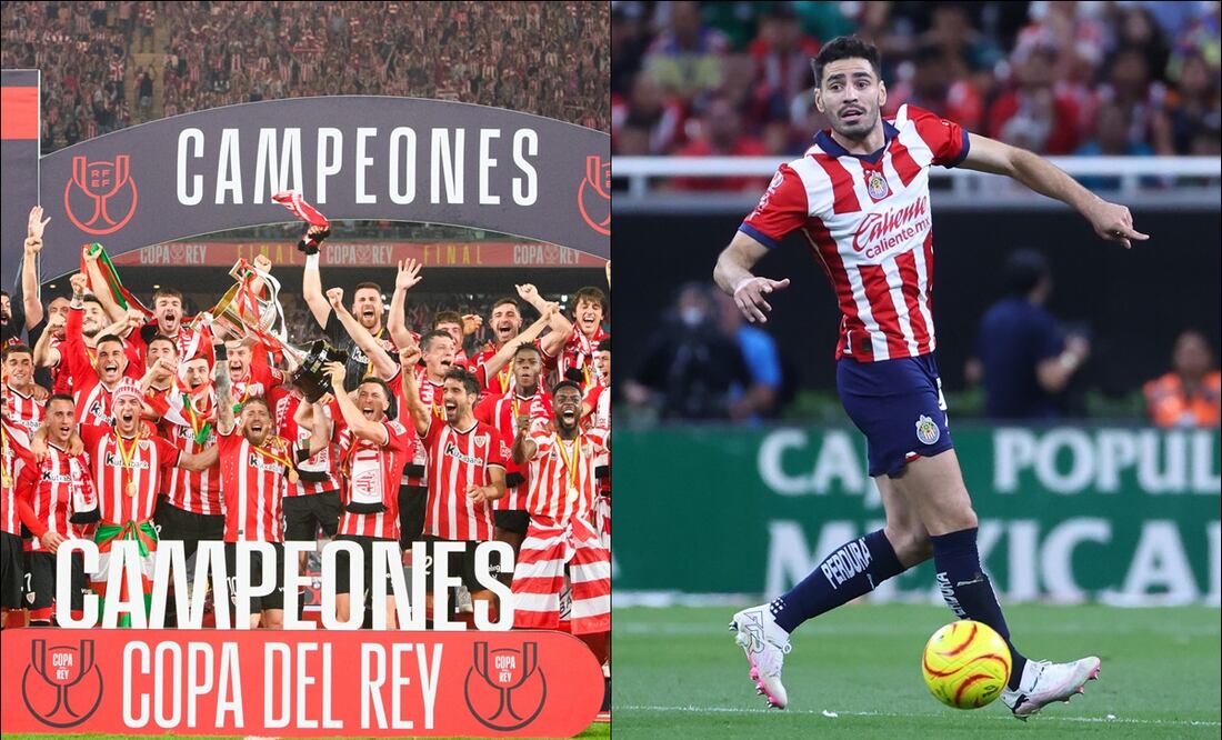 Athletic Club y Antonio Briseño. FOTOS: @AthleticClub / @Chivas