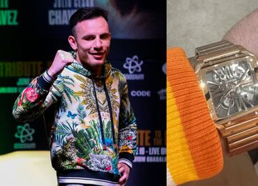 Omar Chávez presumió un reloj de millón y medio de pesos antes de pelear con Chino Rodríguez