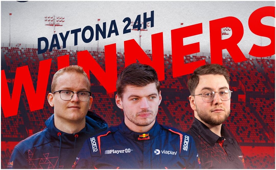 Max Verstappen ganador de las 24 horas de Daytona / FOTO: Twitter @RBR_Daily