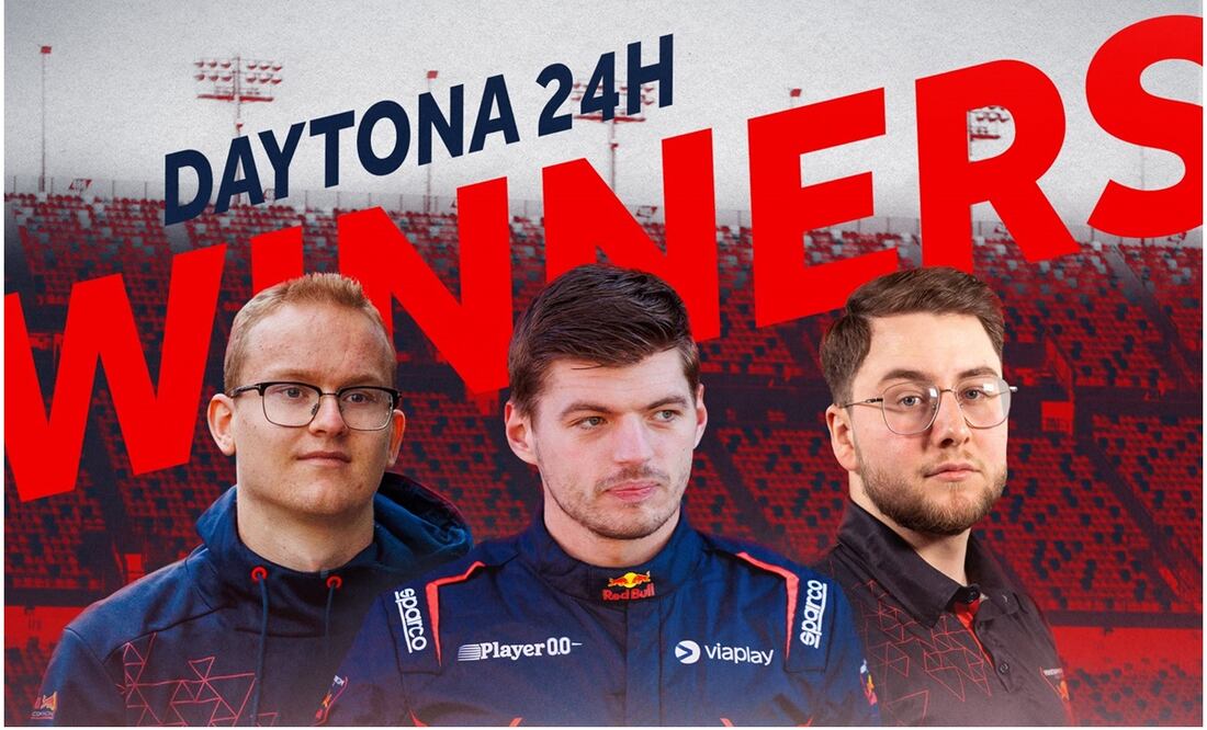 Max Verstappen ganador de las 24 horas de Daytona / FOTO: Twitter @RBR_Daily