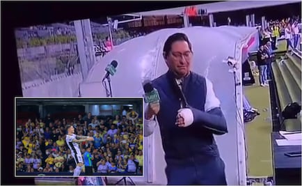 Reportero de TUDN fue captado bailando celebrando gol del América en plena transmisión