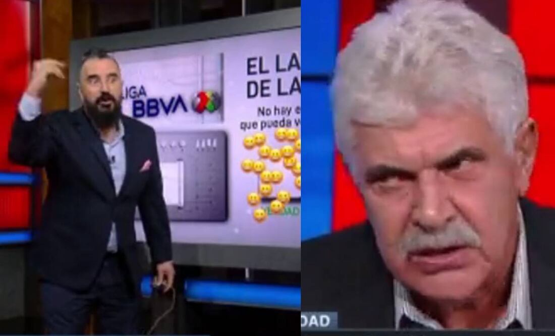 Tuca Ferretti explotó contra Álvaro Morales porque no lo dejó hablar en Futbol Picante. Foto: Especial