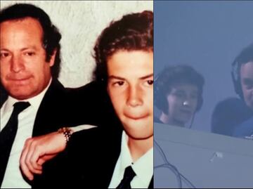 André Marín Jr. repitió literalmente los pasos de su padre en su debut en la comunicación deportiva